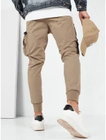 Pánske bojové nohavice béžové FashionStreet UX4157 Pánske bojové nohavice béžové FashionStreet UX4157