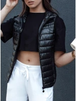 Dámska prešívaná vesta so stojačikom STYLISHZ čierna FashionStreet TY4440