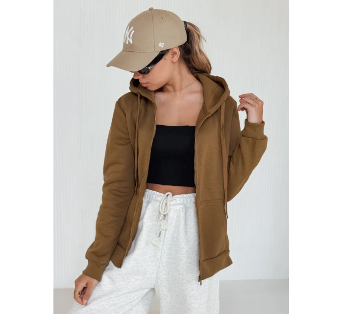 Dámská mikina VICTORIA hnědá model 21986878 - FashionStreet Dámská mikina VICTORIA hnědá model 21986878 - FashionStreet