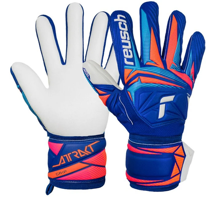 Reusch Attrakt Grip Brankárske rukavice modré 5670815 4126