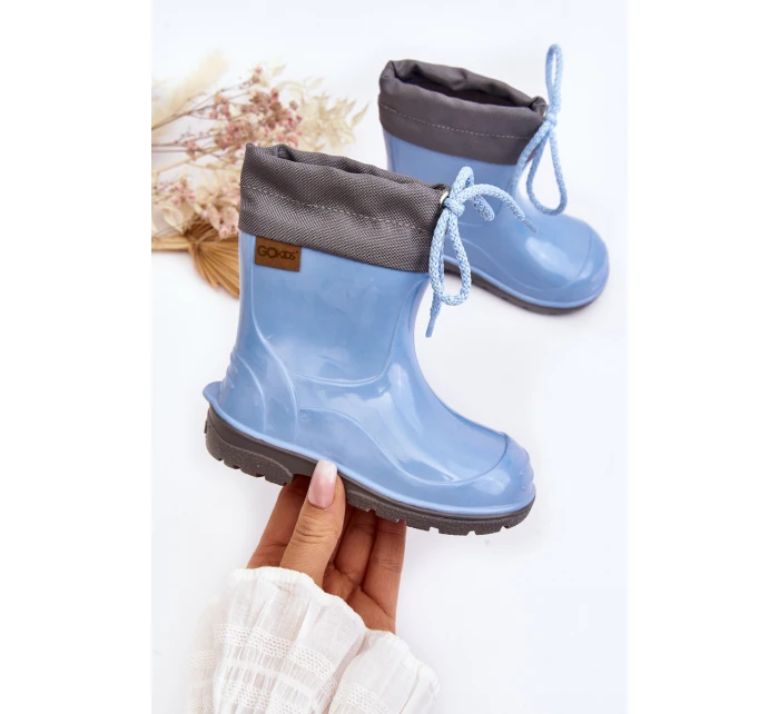 Kalosze Dziecięce KIMMY Niebieskie GoKids 951 Kalosze Dziecięce KIMMY Niebieskie GoKids 951