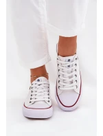 Trampki Damskie Niskie Big Star DD274A232 Białe Trampki Damskie Niskie Big Star DD274A232 Białe