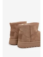 Śniegowce Dziecięce Ocieplane Futerkiem Big Star SS374020 Beżowe Śniegowce Dziecięce Ocieplane Futerkiem Big Star SS374020 Beżowe