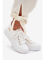 Platformové tenisky Lee Cooper LCW-26-44-4482 Bílé