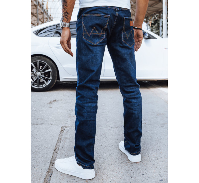 Pánske modré džínsové nohavice Dstreet UX4032