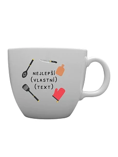 Personalizovaný keramický hrnček MEGA XXL s objemom 1 000 ml – najlepší vo svojej kategórii