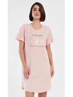 Dámske domáce šaty Michaela s krátkym rukávom