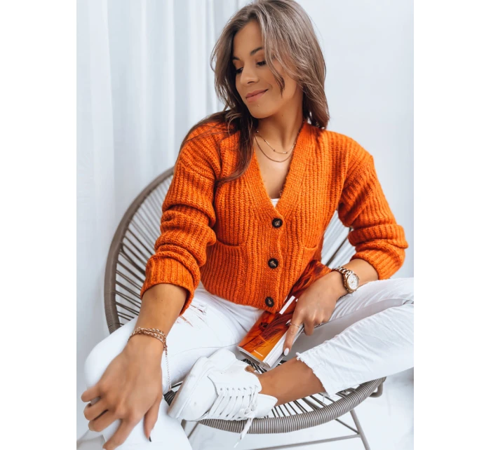 Dámský svetr oranžový Dstreet model 21968535 - FashionStreet
