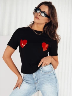 Dámské tričko černé model 21974054 - Dstreet