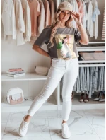 Dámské tričko graphite Dstreet model 21977081 - FashionStreet Dámské tričko graphite Dstreet model 21977081 - FashionStreet