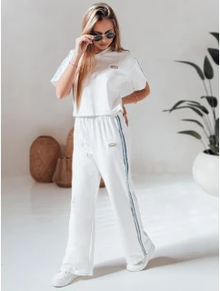 Dámská tepláková souprava oversize SPORT bílá Dstreet model 21988916 - FashionStreet