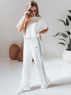 Dámska oversize tepláková súprava SPORT LIKE white FashionStreet AY1144