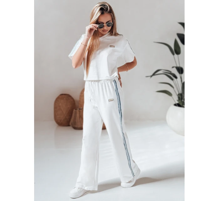 Dámská tepláková souprava oversize SPORT bílá Dstreet model 21988916 - FashionStreet