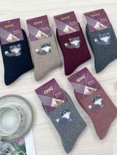 003 dámské ponožky Angora model 21393553 3542 - WiK