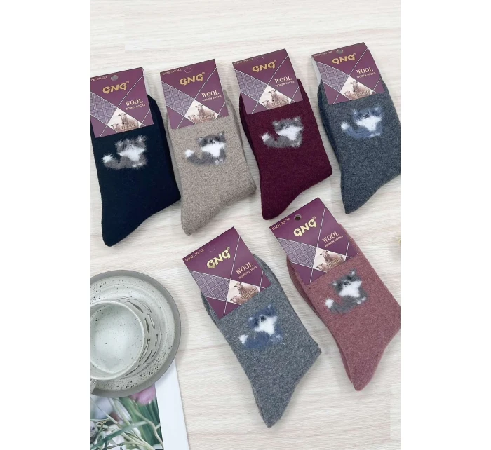 WiK 003 dámske ponožky Angora 978 35-42