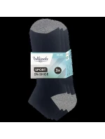 Pánske členkové ponožky 3 páry SPORT MEN IN-SHOE 3x - BELLINDA - čierne