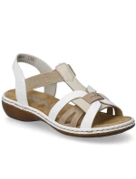 Pohodlné dámske sandále Rieker 65918-81