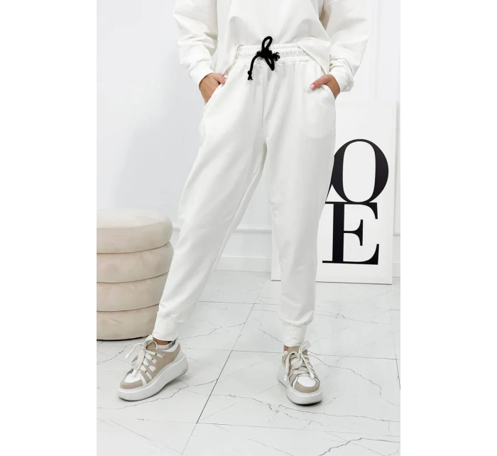 Set 2dílná mikina + kalhoty ecru Set 2dílná mikina + kalhoty ecru