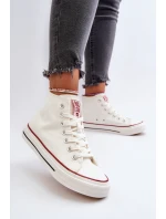 Dámské vysoké tenisky Big Star model 21654781 bílé - Big Star Shoes