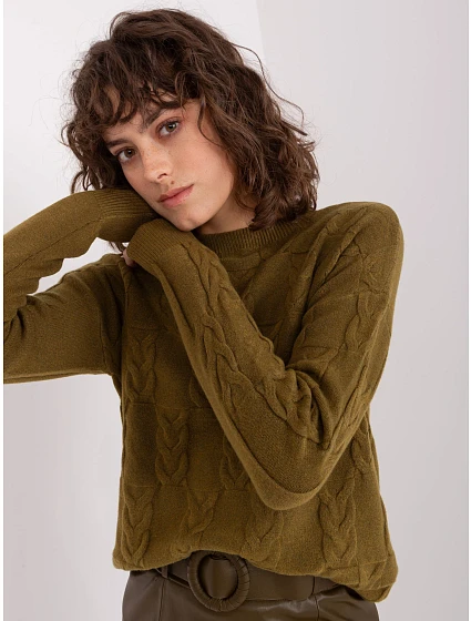 Sweter AT SW model 22554240 khaki - FPrice