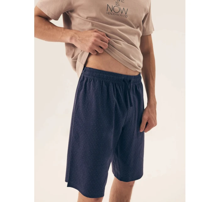 Pánské pyžamo  Béžová / tmavě modrá  model 21865046 - Henderson