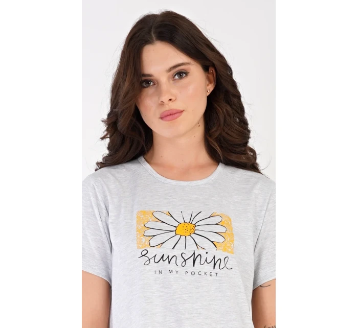 Dámské domácí šaty s krátkým rukávem model 18728681 - Vienetta