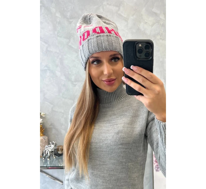 Dámska čiapka London K385 šedá