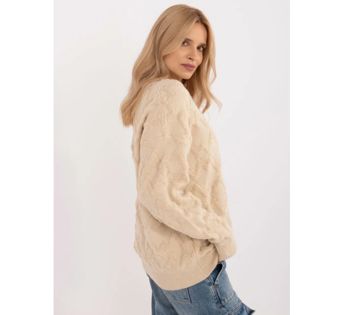 Jumper AT SW 2361.61 svetlo béžový Jumper AT SW 2361.61 svetlo béžový