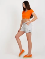 Szorty model 21175298 granatowy - FPrice