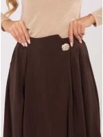Spódnica IT SD model 21441254 ciemny brązowy - FPrice