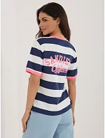 T shirt IT TS model 22076872 granatowy - FPrice T shirt IT TS model 22076872 granatowy - FPrice