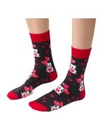 Dámské ponožky model 14559108 Srdce - Steven Dámské ponožky model 14559108 Srdce - Steven