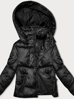 Krátká černá péřová zimní bunda model 21246393 - S'WEST