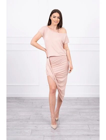Sukienka ciemny róż model 18744333 - K-Fashion