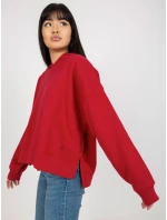 Dámska mikina TW BL 2002.11 tmavo červená - FPrice Dámska mikina TW BL 2002.11 tmavo červená - FPrice