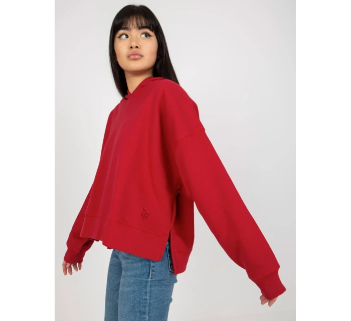 Dámska mikina TW BL 2002.11 tmavo červená - FPrice Dámska mikina TW BL 2002.11 tmavo červená - FPrice
