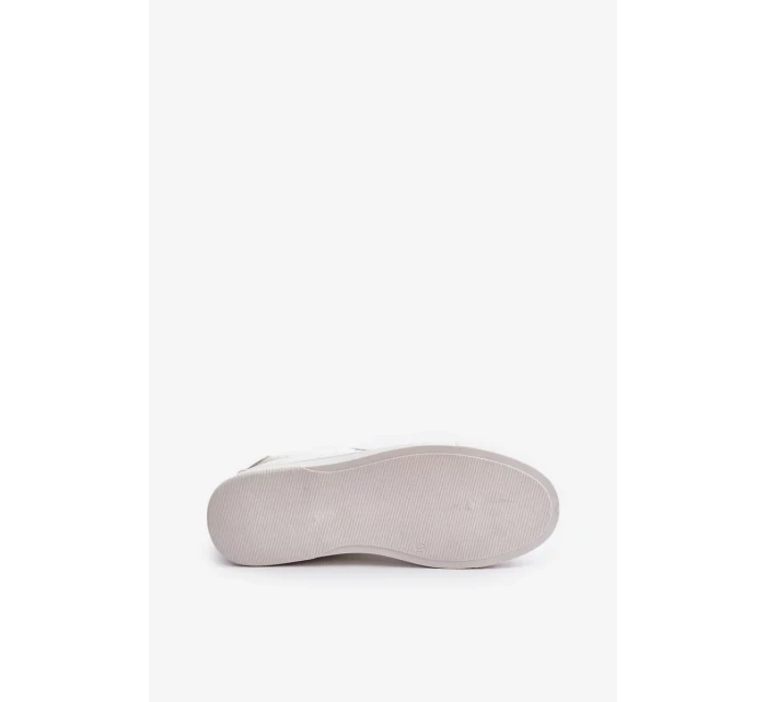 Pánske tenisky z eko kože Big Star Hi-Poly System White