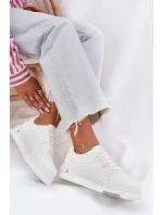 Dámské nízké tenisky Big Star – bílé | HI-POLY SYSTEM Dámské nízké tenisky Big Star – bílé | HI-POLY SYSTEM