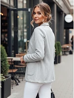 Dámska bunda CLASSVENT light grey FashionStreet PY0108