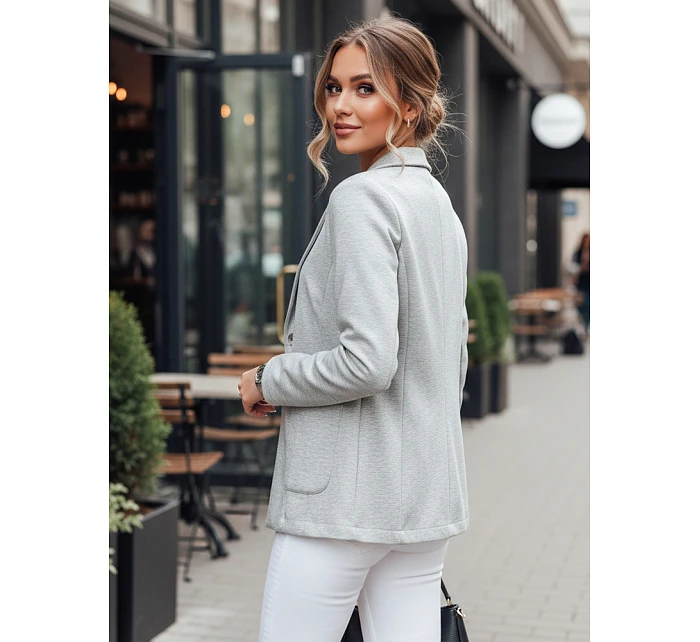 Dámska bunda CLASSVENT light grey FashionStreet PY0108