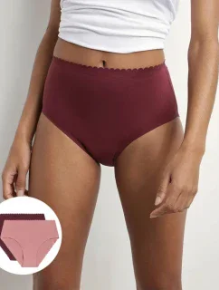 Dámské boxerky 2ks BODY TOUCH model 19669847 BRIEF  fialová - DIM