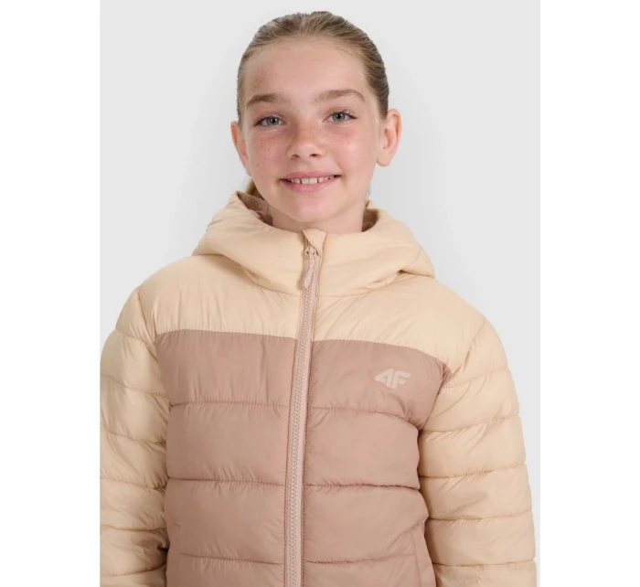 Dievčenská bunda z páperia so syntetickou výplňou 4F 4FJRAW25TDJAF0771-83S Dievčenská bunda z páperia so syntetickou výplňou 4F 4FJRAW25TDJAF0771-83S