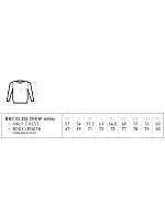 B&C ID.332 Crew Unisex mikina 01.I332 white B&C ID.332 Crew Unisex mikina 01.I332 white