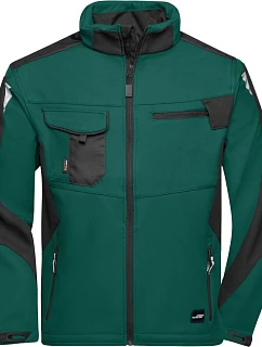 JN Pracovní letní softshellová bunda Strong 02.0 dark green/black model 22491952 - Daiber