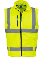 HV 006 HiVis softshellová vesta model 22501504 hi vis yellow - Yoko
