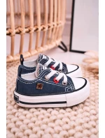 Dětské Klasické Tenisky Nízké BIG STAR model 21545373 Tmavě Modré - Big Star Shoes Dětské Klasické Tenisky Nízké BIG STAR model 21545373 Tmavě Modré - Big Star Shoes
