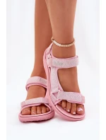 Dámské Sandály Materiálové Na   Růžové model 21693267 - Lee Cooper