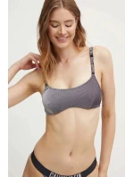 Dámská plavková podprsenka model 20182817 BEH černá - Calvin Klein Dámská plavková podprsenka model 20182817 BEH černá - Calvin Klein