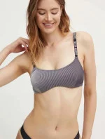 Dámska plavková podprsenka KW0KW02609 BEH black - Calvin Klein