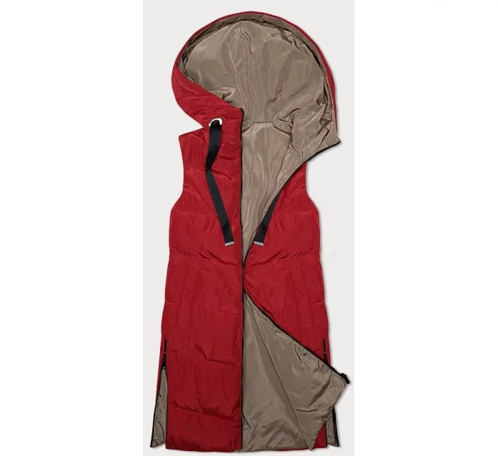 oboustranná dámská vesta s kapucí model 19514298 - S'WEST oboustranná dámská vesta s kapucí model 19514298 - S'WEST